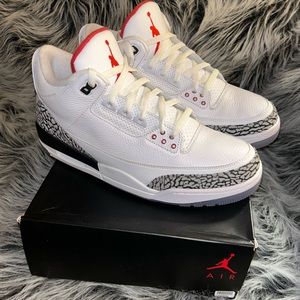 Air Jordan 3 Retro Free Line White Cement Size 13